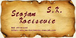 Stojan Kočišević vizit kartica